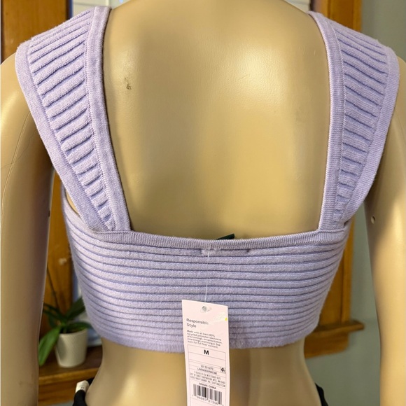 Target Lilac Ribbed Bralette - Picture 2 of 3